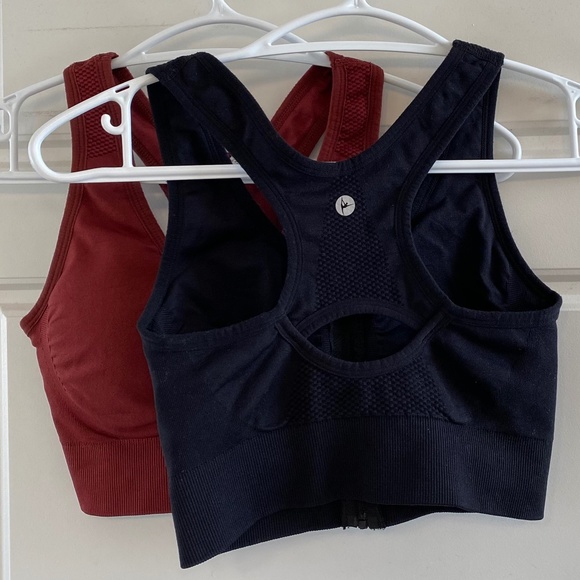 90 Degree by Reflex 2 Pack Full Zip Seamless Bra - Picture 5 of 7